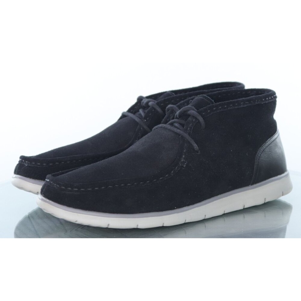 UGG Hendrickson $150 Men's Moc Toe Chukka Boots Size 13 Suede Black 1013862 EUC